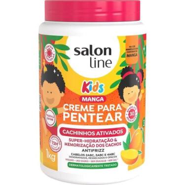 Imagem de Creme para Pentear Salon Line Kids Cachinhos Ativados Manga 1Kg
