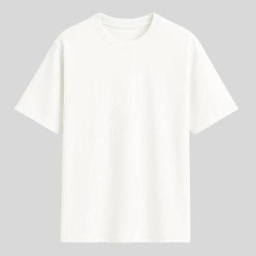 Imagem de Camiseta Oversized Masculina Gola Alta 100% Algodão Street - Evo Urban