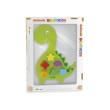 Imagem de Brinquedo de Encaixe Animais Didáticos Dino - Junges 