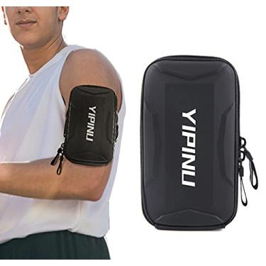 Imagem de Dxyufazhe Outdoor Sports Multifunctional Armband Waterproof Running Sports Fitness Mobile Arm Bag, Compatible with iPhone 11 Pro Max 11 XS XR 8, Galaxy S20 S10 S9 Plus for Men & Women (Black)