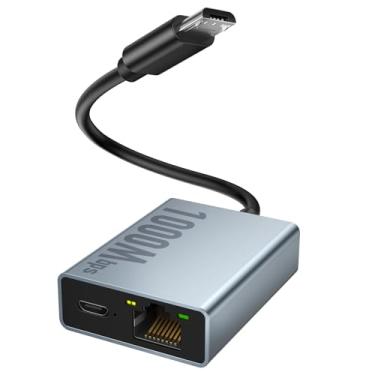 Imagem de ZEXMTE Adaptador Ethernet de 1000 Mbp para Fire TV Stick, adaptador micro USB para Ethernet RJ45 compatível com Fire TV Stick 4K/ 4K Max