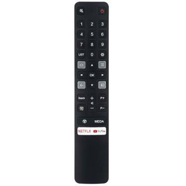 Imagem de Controle remoto IR de substituição RC901V FMR1 compatível com TCL TV 50P8 55S430 65Q637 55Q637 55S434 65S434 32A323 32S330 43S430 43S434 55P8S 55EP666 80 55 P8 43P30FS 43S6500 32S6500S 32S6510S