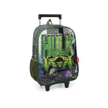 Imagem de Mochila Com Rodinhas Hulk Luxcel - Marvel Avengers