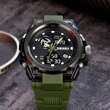 Imagem de Relógios De Quartzo Cronômetro Skmei Casual Resistênte à água 2031 Verde