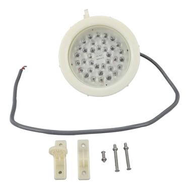 Imagem de LED Pool Lights Submarino Submersível Luzes LED Iluminação colorida impermeável para piscinas Fontes Feitas de plástico de engenharia 140mm 8W AC24V