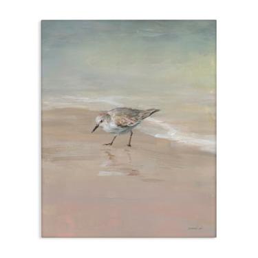 Imagem de Stupell Industries Sandpiper at Shore's Edge Canvas Wall Art Design por Danhui Nai, 40 x 50 cm