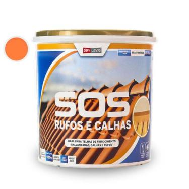 Imagem de SOS Rufo Líquido Vedação Trincas E Furos Elastment 900G Cerâmica Telha