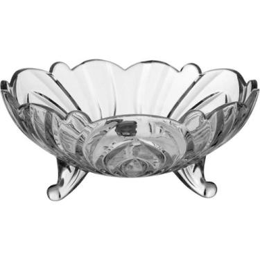 Imagem de Centro de Mesa Premium Fruteira Com Pé de Vidro Home 9x23cm - NH