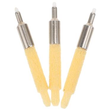 Imagem de TEHAUX Kit de 3 canetas de tinta para tela, acessórios úteis para canetas de tinta, pontas de marcador, pontas de substituição estilosas, pontas de caneta à base de óleo, canetas de madeira