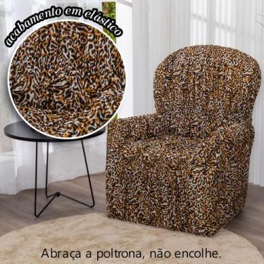 Imagem de Capa de Poltrona do Papai 1 lugar Malha Gel Elasticada Estampada - Len
