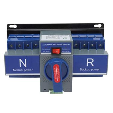 Imagem de Dual Power Automatic Transfer Switch Overload Protection PC Housing Changeover Switch Bank AC400V (63A)