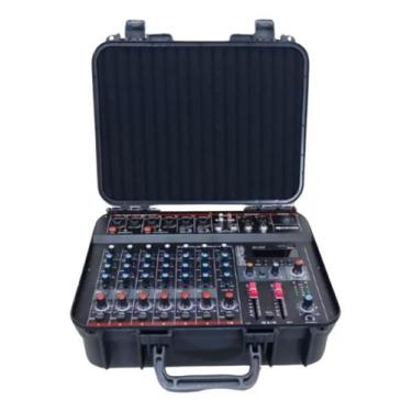 Imagem de Mesa de som SoundVoice Amplificada com Maleta MA-802