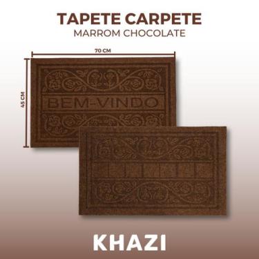 Imagem de Tapete Carpete Emborrachado Antiderrapante Hipoalergênico - De Casa, L