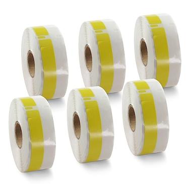 Imagem de BETCKEY Etiquetas coloridas compatíveis com Dymo 30346 (1/5.1 cm x 1-7/20.3 cm) Etiquetas de código de barras de biblioteca, compatíveis com impressoras de mesa Dymo LabelWriter Thermal 450, 4XL e