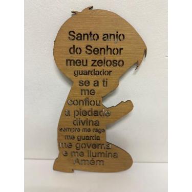 Imagem de Menino Santo Anjo Madeirado - Lembranças do Paraná, G