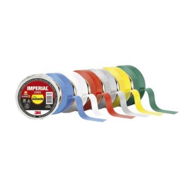 Imagem de Fita Isolante Imperial Cores 18Mmx10M Branca c/10pcs - 3M