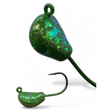 Imagem de Tautog Jig, Sheepshead Standup Style Jig, pacote com 2 a 5, tamanhos de 1/56.7 a 56.7 g, revestimento em pó premium e feito nos EUA (28,3 g, 2 unidades, espinha de sapo)