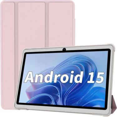 Imagem de Tablet HNVHNV Android 15 7 polegadas 9 GB RAM 32 GB ROM 1 TB rosa