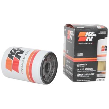 Imagem de K&N Filtro de óleo premium: Proteção de motor de 20.000 milhas com porca de chave desligada: Compatível com modelos selecionados de veículos JAGUAR/Land ROVER/LINCOLN/Ford (veja a descrição do produto