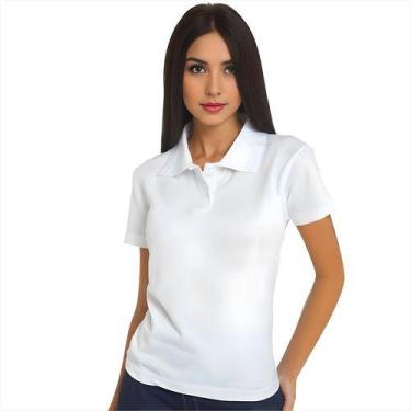 Imagem de Camisa Polo Feminina Camiseta Gola Atacado Uniforme Piquet - Vesttuari