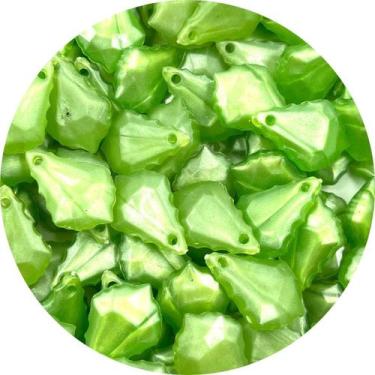 Imagem de Pingente Bacalhau Verde 15x22mm Abs Artesanato 100pçs 80g - Macall