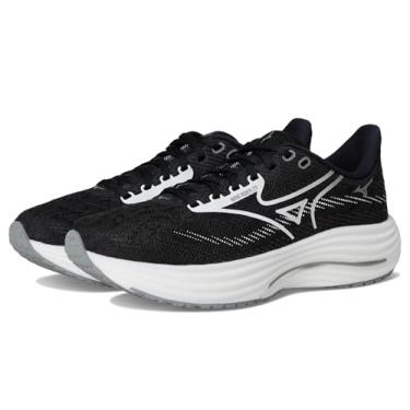 Imagem de Mizuno Tênis feminino Wave Rider 29, Areia preta/branco, 8 Wide