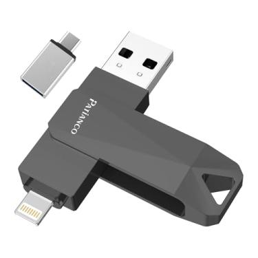 Imagem de Pen Drive USB para iPhone 512GB Apple MFi Certified Photo Stick Thumb Drive, iPhone-Memory-Stick para iPad/iPhone/computador Picture Keeper disco rígido portátil DeepBlack