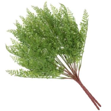 Imagem de Ramo Decoração Arranjo Hortaliça Salsinha Artificial Plástico 13 Galho