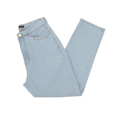Imagem de Calça Jeans Feminina Recuzza Mom Básico Azul - 10500-Feminino