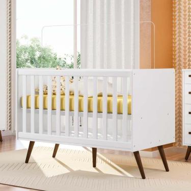 Imagem de Berço Mini Cama - Qmovi Retro 2857 Branco