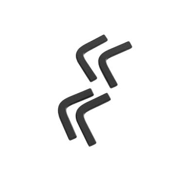 Imagem de Jintai 4 peças de substituição de pés de borracha para notebook preto para HP ProDesk 400 600 800 G3 G4 G5 G6 G9 705 G4 G5 (tamanho: comprimento 1,3 cm/0,51 polegadas, largura 1,3 cm/0,51 polegadas