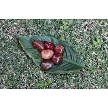Imagem de Cornalina Pedra Rolada Unitária 3 a 4 cm - no-brand