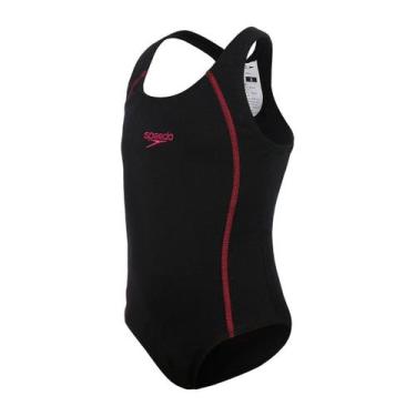 Imagem de Maiô Acqua Basic Infantil Speedo 29501, 06, Preto