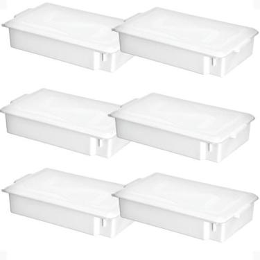Imagem de Caixas Organizadora 11,5 l c/ tampa Conjunto c/6 unid. - Plasticos San