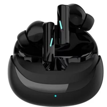 Imagem de Fone De Ouvido Sem Fio Bluetooth Preto Mate 70 Tws Bt 5.3 Intra-auriculares Para Jogos Fones