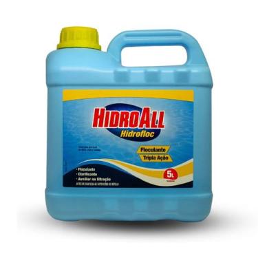 Imagem de HidroAll Hidrofloc 5L Clarificante Tripla Ação para Piscinas