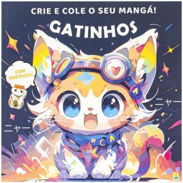 Imagem de Livro - Crie e Cole o seu Mangá! Gatinhos