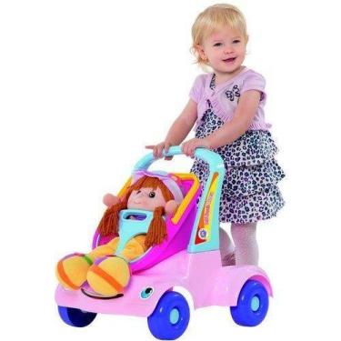 Imagem de Bebê Passeio Carrinho De Boneca Andador Mercotoys