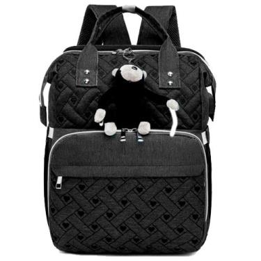 Imagem de Mochila Bolsa Maternidade Reforçada kit Vira Berço Portátil - no-brand
