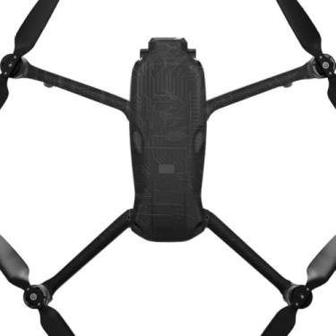 Imagem de AIR3S Película de vinil antiarranhões para câmera para DJI Air 3S Body Acessórios Protetor Casaco Protetor (Circuit Black)
