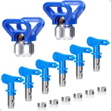 Imagem de Kit Completo Pintura Airless 6 Bicos 211/315/417/515/517/523 e 2 Porta