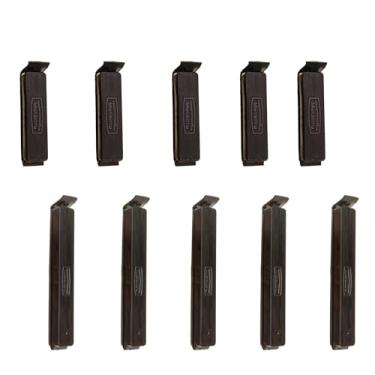 Imagem de Organizador Fecha Saco 5 Unidades Pequeno e 5 Unidades Grande Preto Metaltru