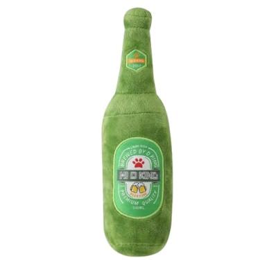 Imagem de BRINQUEDO GARRAFA CERVEJA TECIDO DACRON, ALGODÃO E PLÁSTICO PP 6CM X 6CM X 25CM