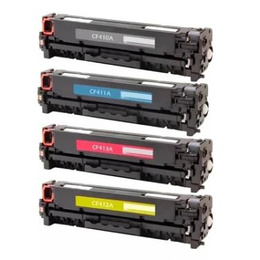 Imagem de Kit 4 Toner Compatível HP CF410A | CF411A | CF412A | CF413A | M452DW | M477FDN
