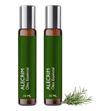 Imagem de Kit Óleo Essencial Alecrim + Roll On 10Ml - Puro E Natural - Essência 