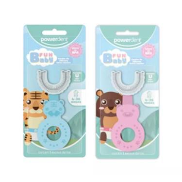 Imagem de Escova de Dente Infantil para criança 360 em Forma de U 4 a 36meses (2
