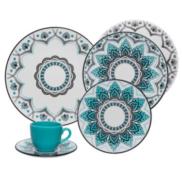Imagem de Aparelho Jantar e ChÃ¡ Porcelana Oxford Serene 20 PeÃ§as