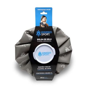 Imagem de KinesioSport Bolsa De Gelo Flexível Impermeável ® Cinza 23Cm