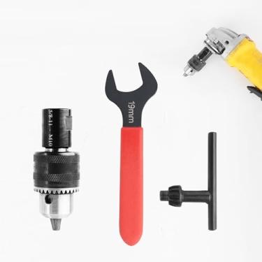 Imagem de Kofdvdz Mandril de conversão especial para máquina de moagem de ângulo 5/8-11, mandril de broca de metal de 1,5 a 10 mm de diâmetro com conversor fixo e substituição rápida, uso estável, pode