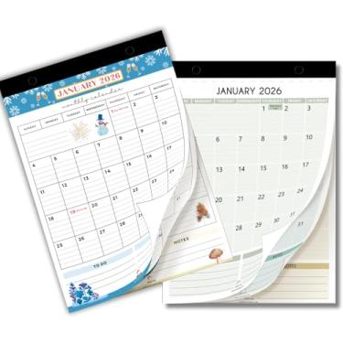 Imagem de Calendários de geladeira 2026-2027 da Strive Zen, bloco magnético para geladeira, planejador, tamanho A5, perfeito para agendamento separado, compromissos, 26 de janeiro a 27 de dezembro, pequeno, 24
